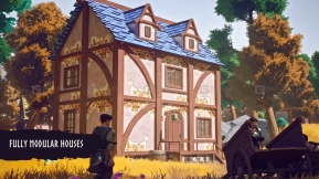 【UE】风格化的梦幻小镇 Stylized Fantasy Town (Stylized Town Stylized Village Medieval Town Village)