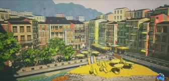 【UE】风格化托斯卡纳海滨城市  Stylized Tuscany Seaside City