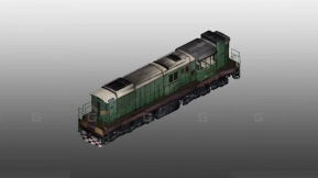 调车机车 - Switcher   Маневровый тепловоз ЧМЭ3т-5792 3D model-51