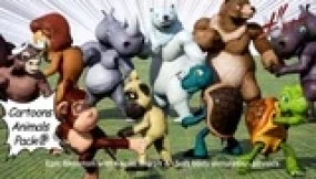 【UE】卡通动物包2 Cartoons Animals Pack 2