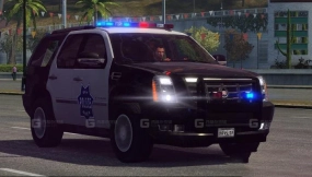凯迪拉克Escalade警车 - Cadillac Escalade cop 3D model-179