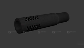 窄型收束器 3D模型-73 Narrow choke 3D model-73