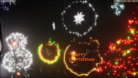 【UE】圣诞视觉特效粒子  Christmas VFX Particles