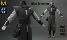 旅行者苦行僧古风服饰