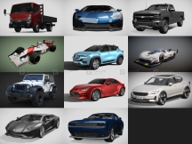 2024汽车跑车轿车车辆模型合集 Car 3D Models Bundle 1 February 2024