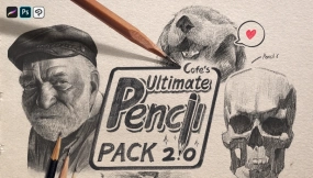 COFE终极铅笔笔刷包V2 - 支持CSP+Procreate - COFE's Ultimate Pencil Pack V2 - CSP+Procreate