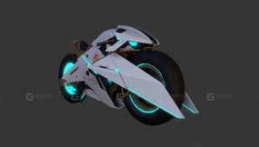 翼装摩托 - Wingsuit Bike 3D model-18
