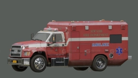 2008年福特F-650 - Ford F-650 2008 3D model-7