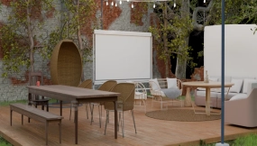 简约户外休闲区 Simple Outdoor Lounge