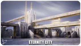 【UE5.1】科幻永恒之城  Science Fiction Eternity City