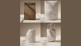 四包装袋子三个白模袋一个纸袋 4 Packaging Bags 3 White Mold Bags 1 Paper Bag