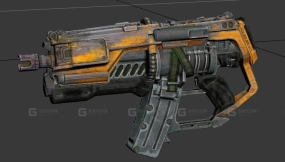 机枪3D模型-2 - Machine Gun 3D model-2