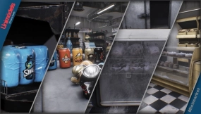 【UE】老派粗犷小卖部——完整环境场景  Old & Gritty Mini Market – Complete Environment
