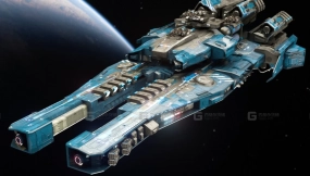 科幻宇宙飞船无畏舰-Scifi Space Ship Dreadnought