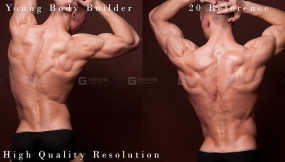 20张年轻健美运动员参考图片  Cubebrush - Hector - Young Body Builder