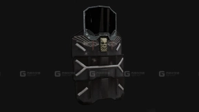 黑胡子重做盾牌-1 - Blackbeard Reworked Shield 3D model-1