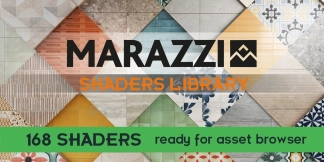 Marazzi瓷砖石材陶瓷着色器库资产浏览器 Marazzi Shaders Library-Tiles Stone Ceramic-Asset Browser