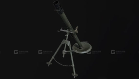 2B14迫击炮3D模型-55 - 2B14  Podnos  3D model-55