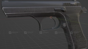 杰里科手枪（幼鹰） - Jericho Pistol (baby eagle) 3D model-16