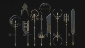 暗黑奇幻武器套件 Dark fantasy weapon pack
