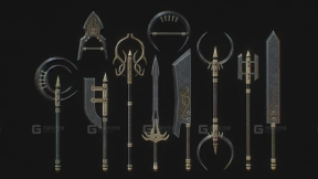 暗黑奇幻武器套件 Dark fantasy weapon pack
