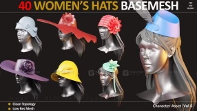 40+女性帽子头饰