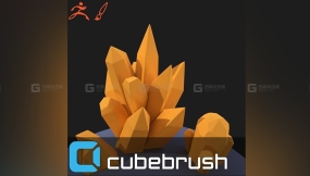 10个水晶钻石宝石笔刷
