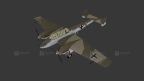战斗机梅塞施密特Bf 110  Fighter Messerschmitt Bf 110