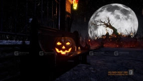 【UE】万圣节墓地场景包 现成3D资源  Halloween Graveyard Scene Pack   Ready 3D Assets