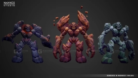 【UE】模块化风格化奇幻岩石魔像  Modular Stylized Fantasy Rock Golem