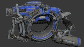 钉枪3D模型-14 - NailGun 3D model-14