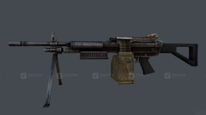 FN MK 48 Mod 0 3D模型-54 - FN MK 48 Mod 0 3D model-54