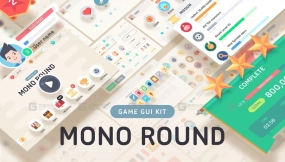 【UE】圆角风格卡通界面U图标 GUI Mono Round