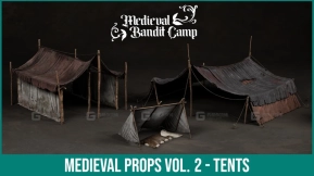 【UE】中世纪道具第二卷 - 帐篷  Medieval Props Vol. 2 - Tents
