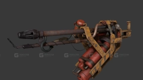 火焰喷射器3D模型-8 - Flamer 3D model-8