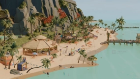 漫威对决 地狱火湾海滩（预览） Marvel Rivals  Hellfire Bay Beach (Preview)
