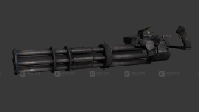 加特林机枪-23 - MiniGun 3D model-23