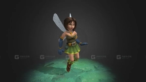 动画仙女角色 - Fairy animated character