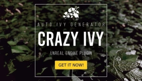 【UE】程序化藤蔓生成插件Crazy Ivy