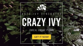 【UE】程序化藤蔓生成插件Crazy Ivy