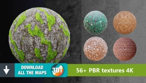 PBR纹理4K纹理贴图网站2022年11月 3dtextures.me - PBR textures 4K (November 2022)