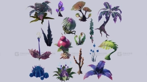 《瑞奇与叮当：时空跳转》外星植物合集  Rift Apart Alien Plants Collection