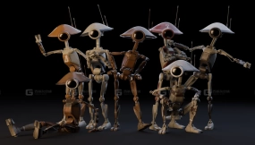 DUM系列坑洞机器人全收藏 DUM-series pit droid - Full Collection