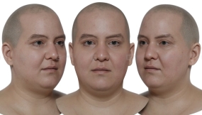 写实女性头像扫描模型11 HD Female 3D Head Model 11
