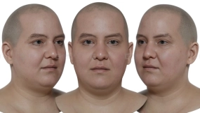 写实女性头像扫描模型11 HD Female 3D Head Model 11
