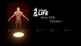 【UE】HoloVfx 01  HoloVfx 01