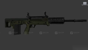 RFB前抛壳无托步枪-RFB 3D model-40