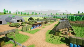 【UE】风格化军事基地  Stylized Military Base