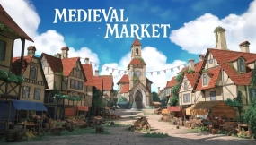 【UE5.0】风格化中世纪市场资源包  Stylized Medieval Market Fatpack