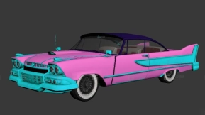普利茅斯Fury - Plymouth Fury 3D model-59